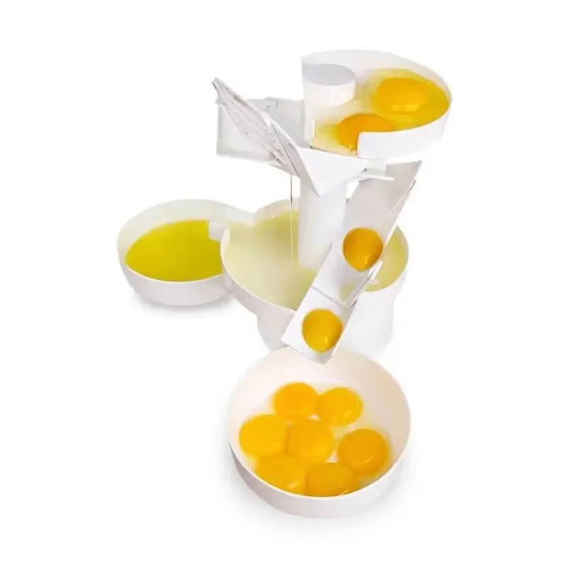 Large Egg White Separator Egg White and Yolk Kitchen Baking Gadgets Plastic Egg White Separator Machine Household Attachment New